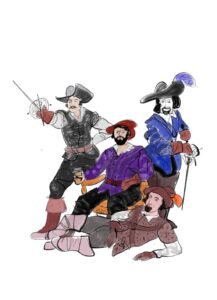 D'Arcytagnan and the Three Musketeers - All for fun and Fun for All!